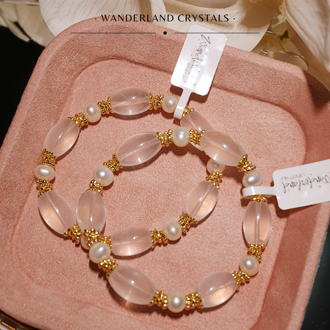 Quinn Milky Quartz Crystal Bracelet