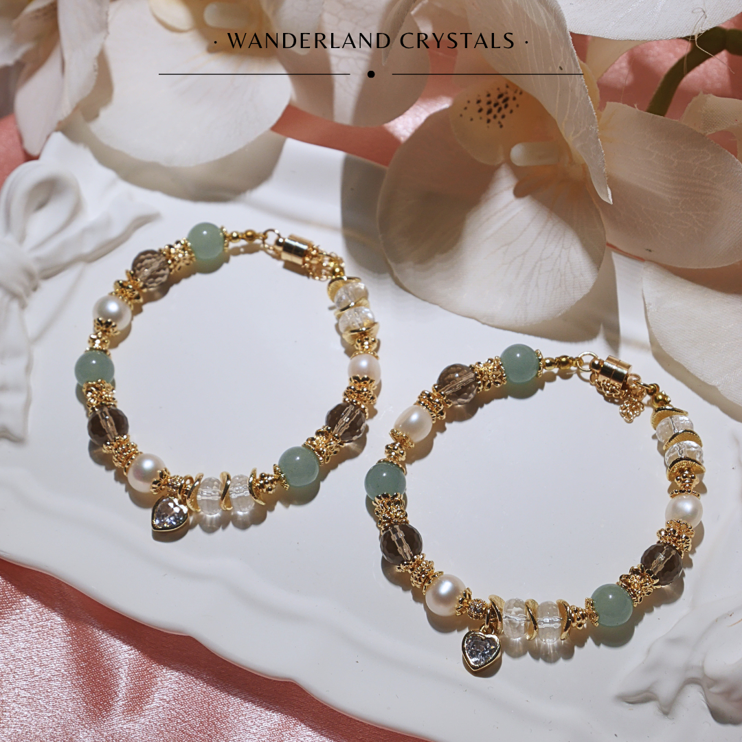 Yvette Jadeite Crystal Bracelet