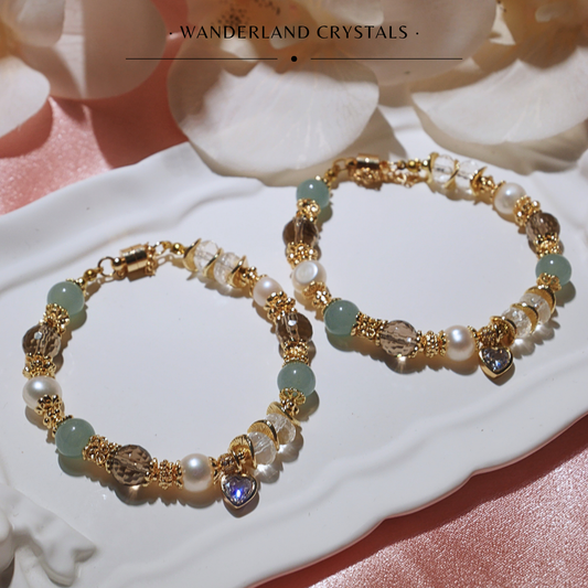 Yvette Jadeite Crystal Bracelet