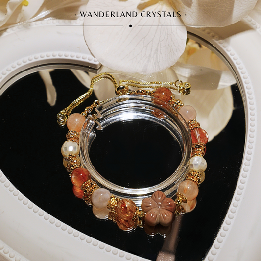 Faith Alashan Agate Crystal Bracelet