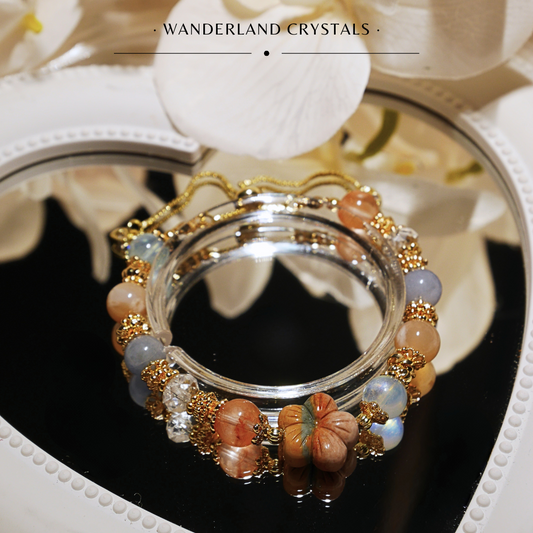 Acacia Alashan Agate Crystal Bracelet
