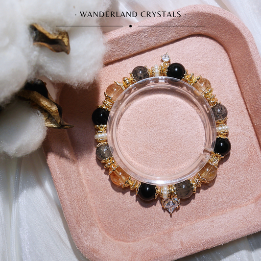 Destiny Golden Rutile Crystal Bracelet