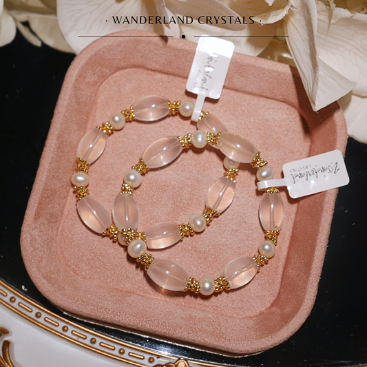 Quinn Milky Quartz Crystal Bracelet