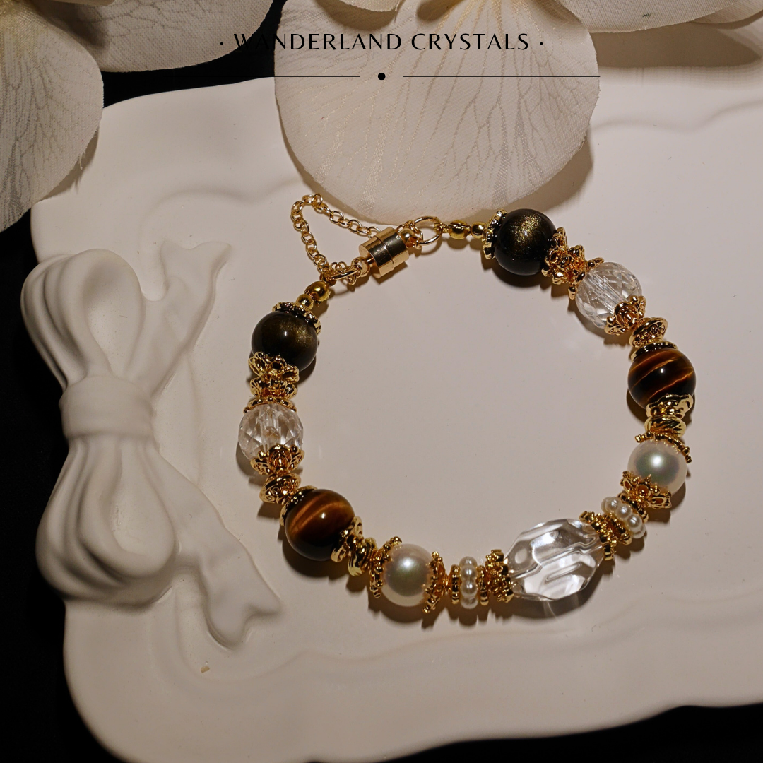 Celine Clear Quartz Crystal Bracelet