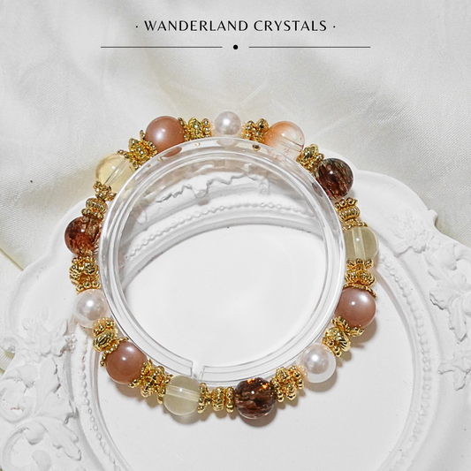 La Solaire Mission to Saturn Crystal Bracelet