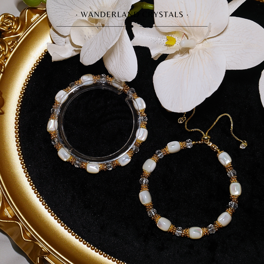 Cassia Conch Crystal Bracelet