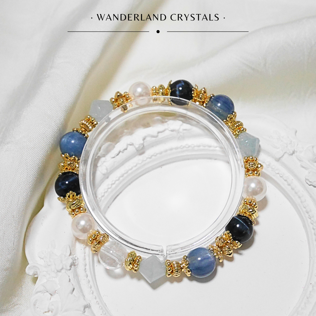 La Solaire Mission to Neptune Crystal Bracelet