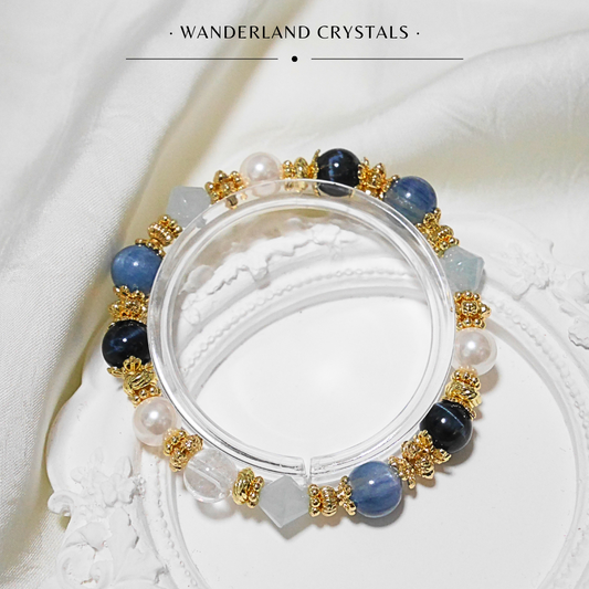 La Solaire Mission to Neptune Crystal Bracelet