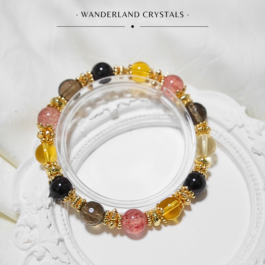 La Solaire Mission to Pluto Crystal Bracelet